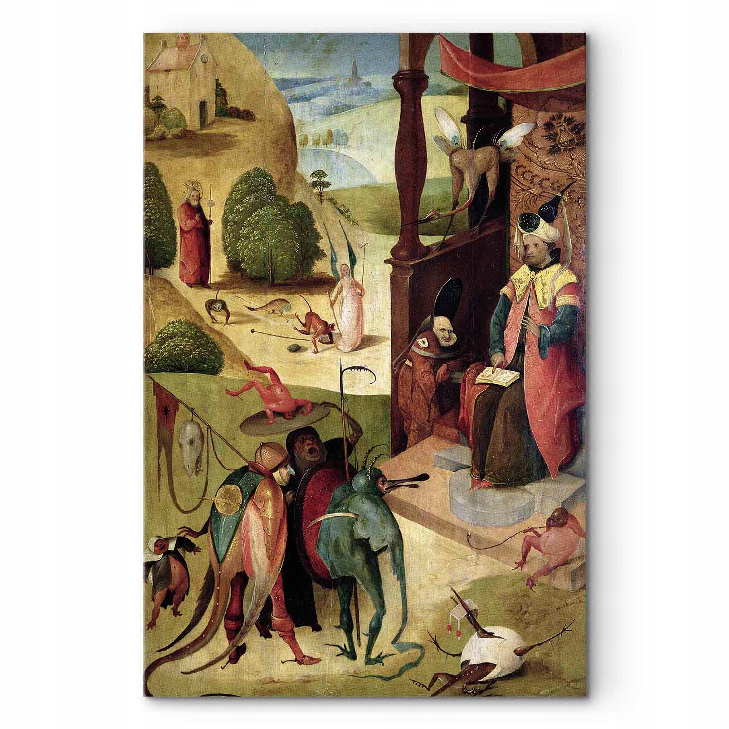 Obraz na plátně Jeroným Bosch Svatý Jakub a Hermogenes 80x120 cm