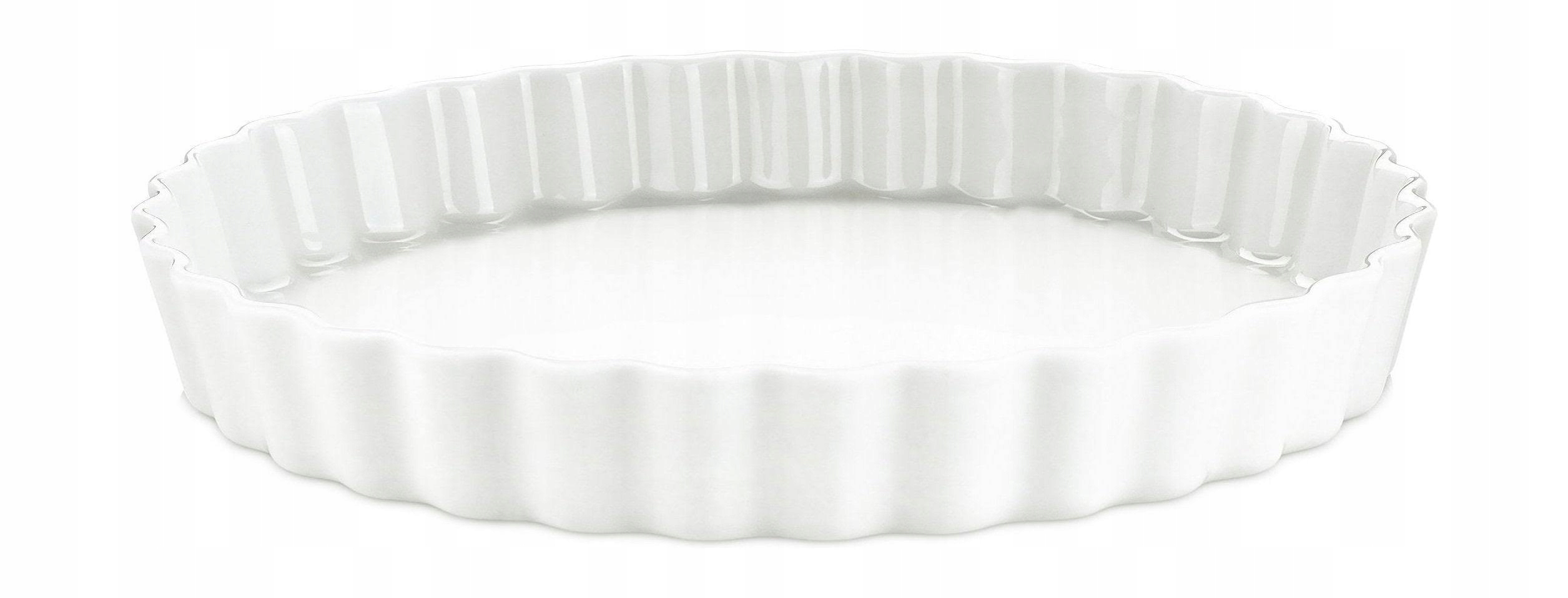 

Forma Do Tarty ceramiczna do pieczenia 24 cm Biała