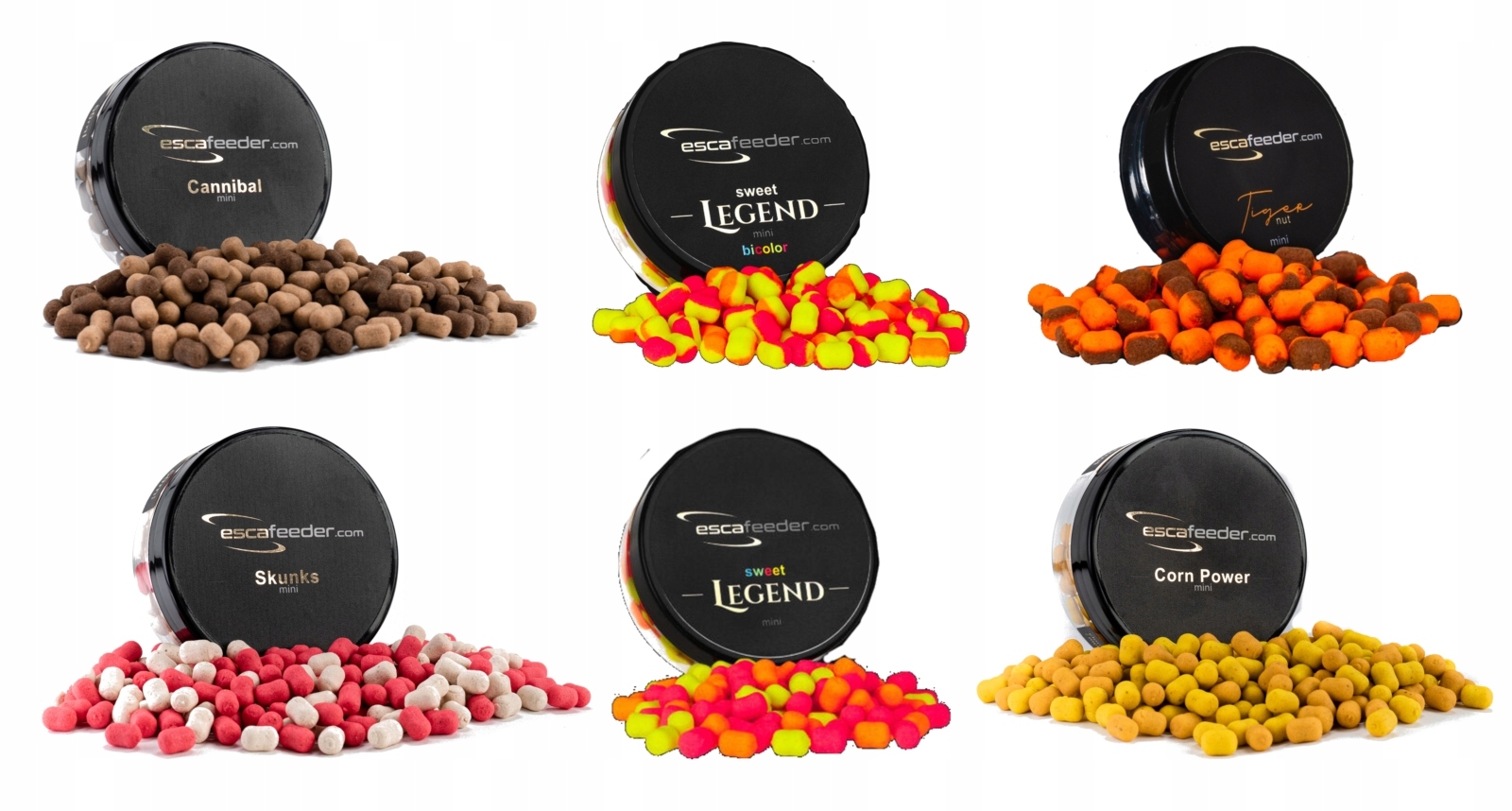 Esca Feeder Zestaw Wafters Mini 6mm Mix1