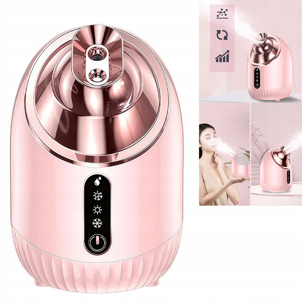 Zvlhčovač Obličeje Iontový 240 ML 4V1 Horká Studená Mlha Sauna