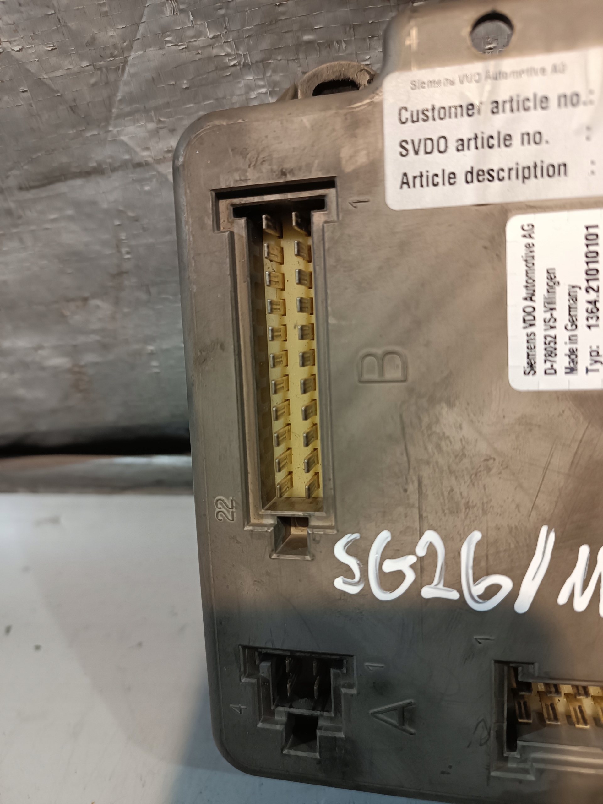 MAN AUTOBUS control unit MUX2-M 1364.21010101 048481 VERSION 3.0