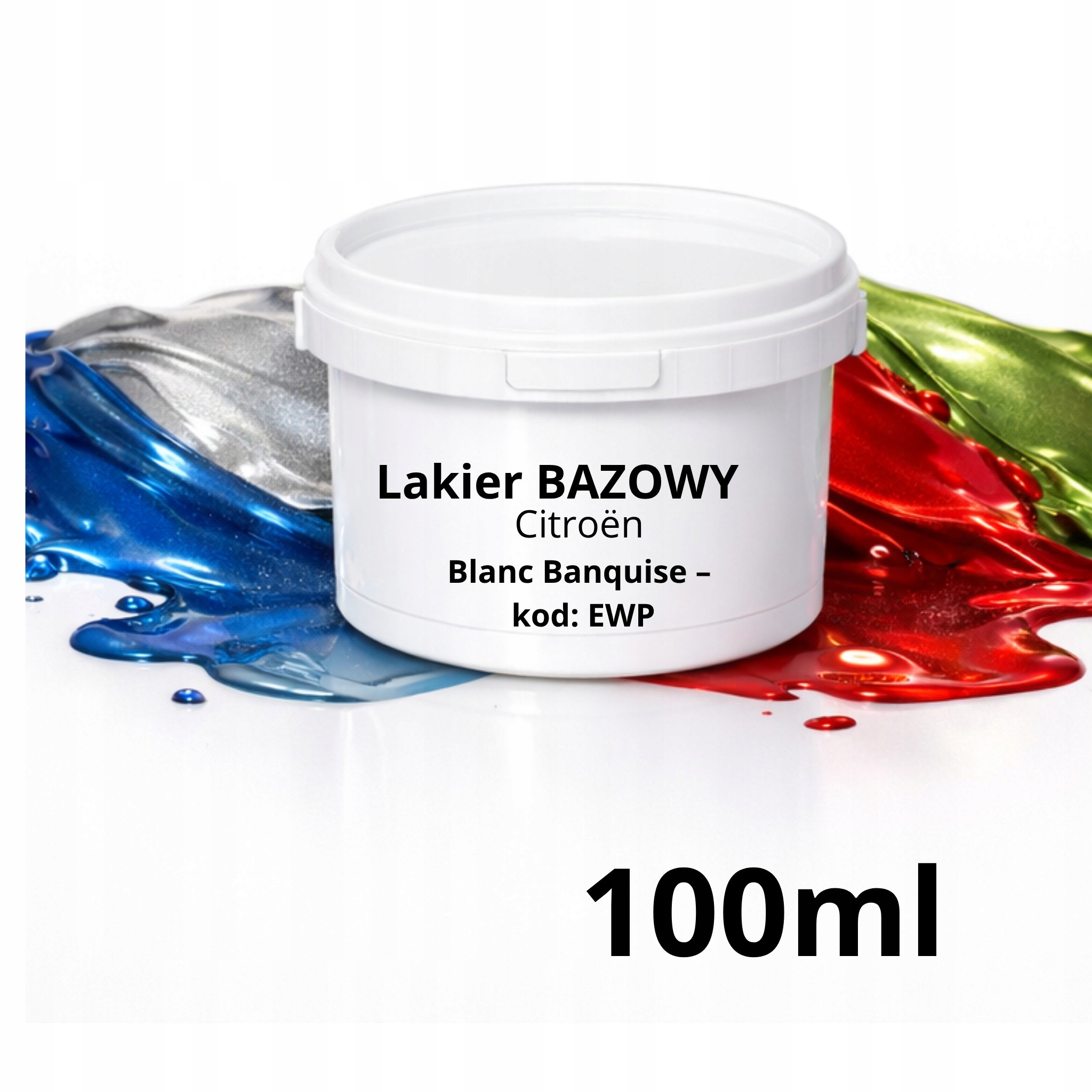 Lakier bazowy lakier do Citroën Blanc Banquise – kod: Ewp, 100ml