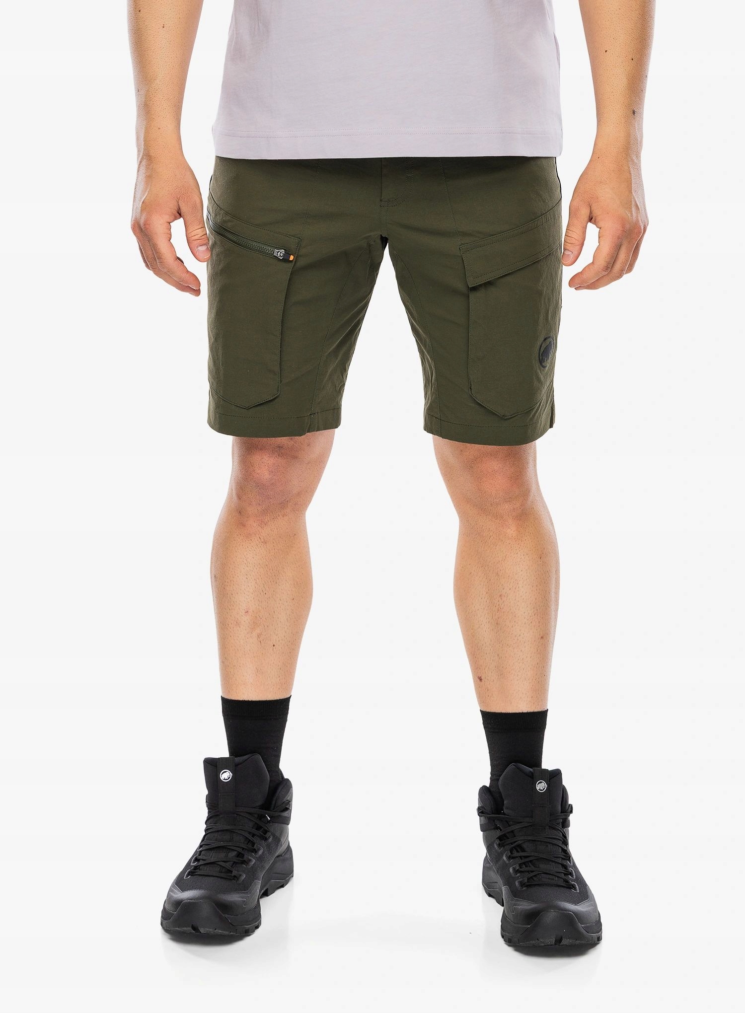 Spodenki turystyczne Mammut Zinal Hybrid Shorts dark marsh/black 50 (L)