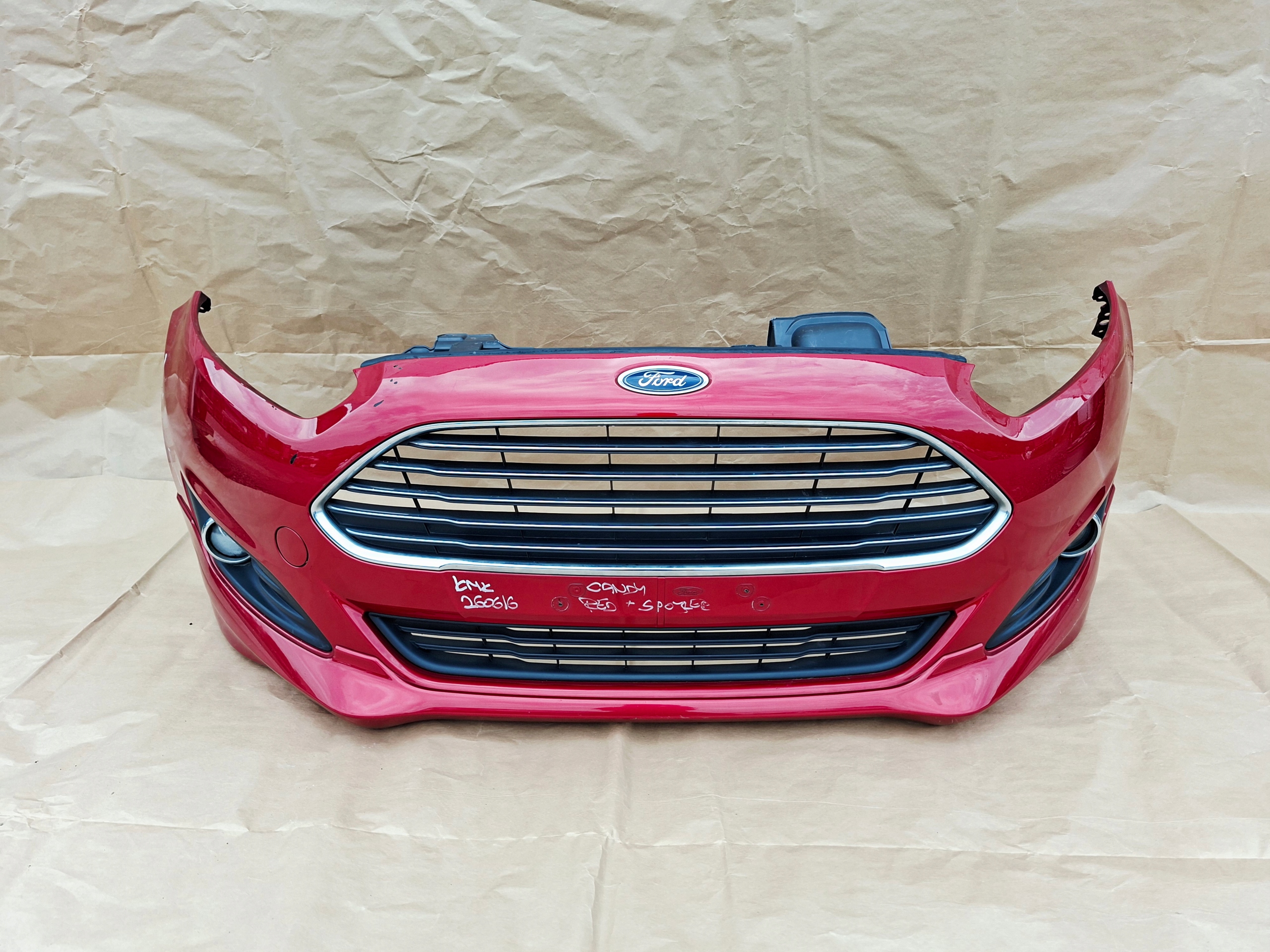 FORD FIESTA MK7 LIFT 2012-2017 bumper front CANDY RED original