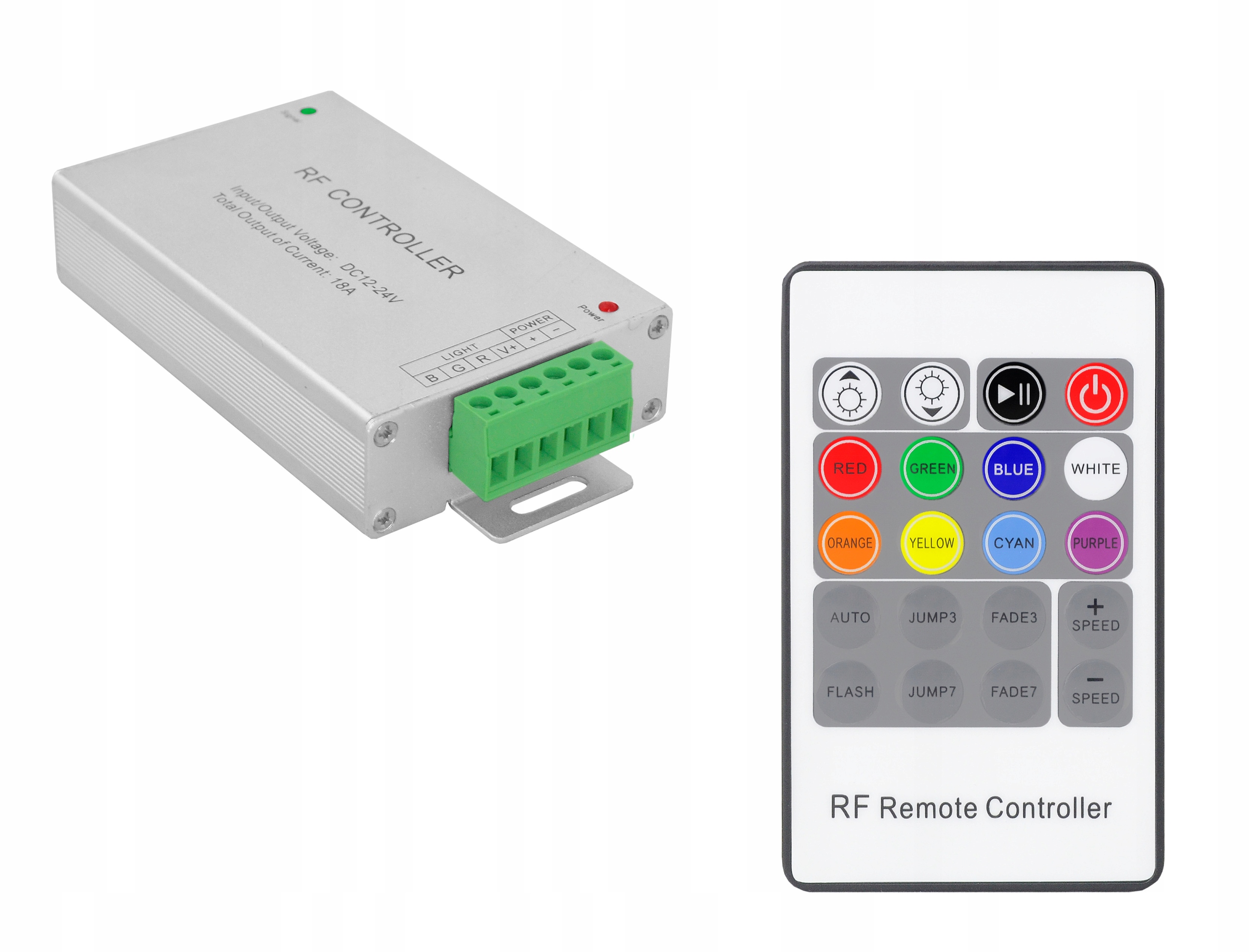 

Sterownik Kontroler Pilot Do Taśm Led Rgb