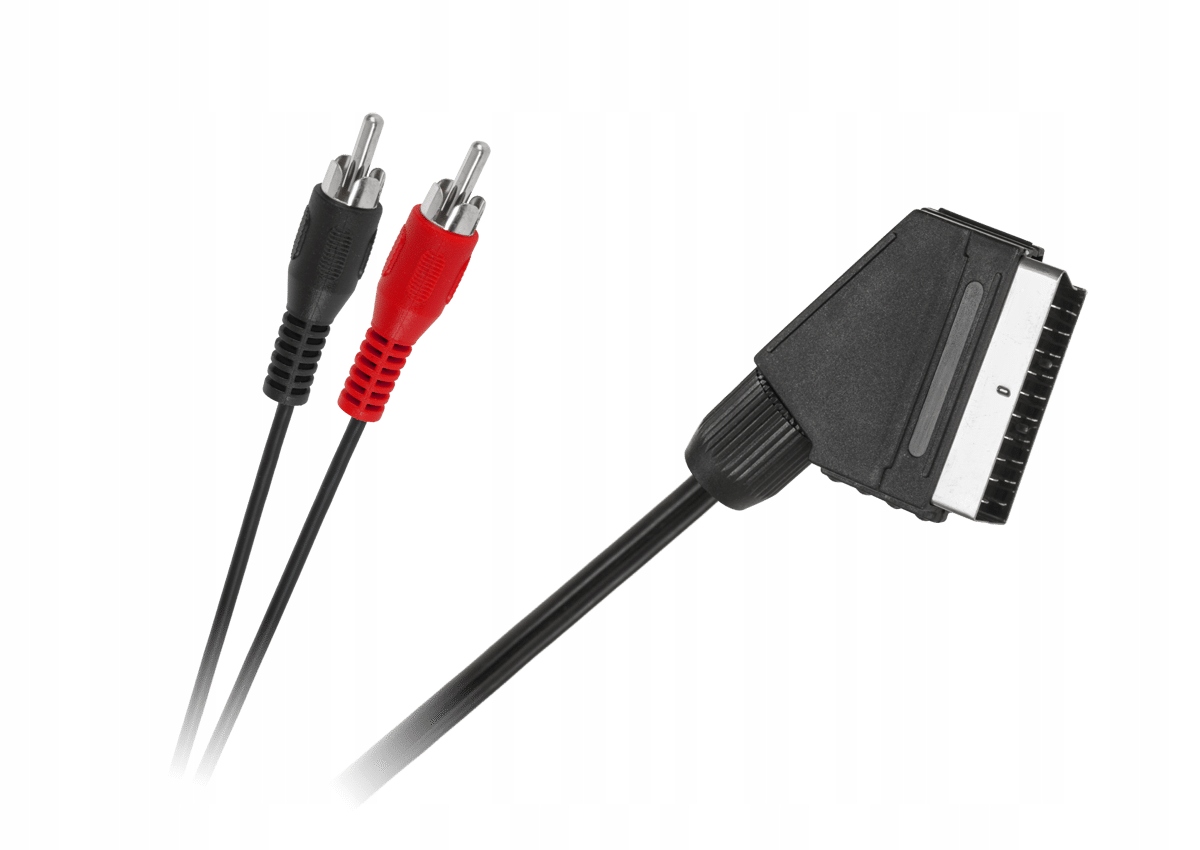 Kabel EURO-2 x RCA -1,2m AUDIO OUT