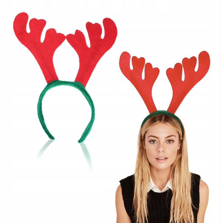 

Rogi Renifera Opaska świąteczna na święta mikołaja