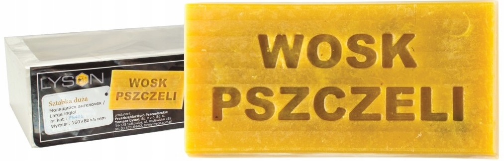 Silikonová forma na vosk – Štabka 0,5 kg