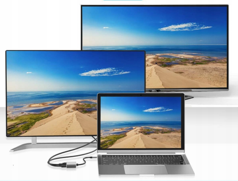 ADAPTER HUB Przejściówka USB-C Adapter 4W1 HDMI 4K VGA USB 3.0 Zenwire Marka Zenwire