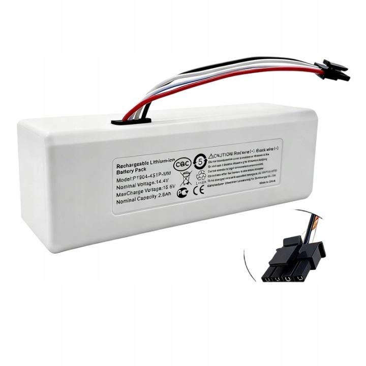 Bateria 2600mAh do Xiaomi Mi Robot Vacuum Mop 1C (STYTJ01ZHM)