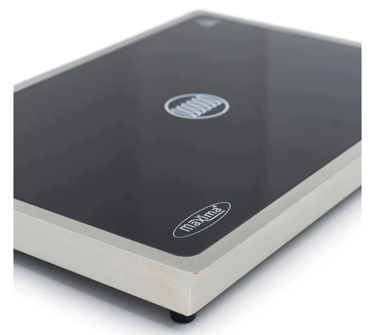 Płyta grzewcza indukcyjna 1000W 35.5cm 1 pole szklana Maxima 09371325