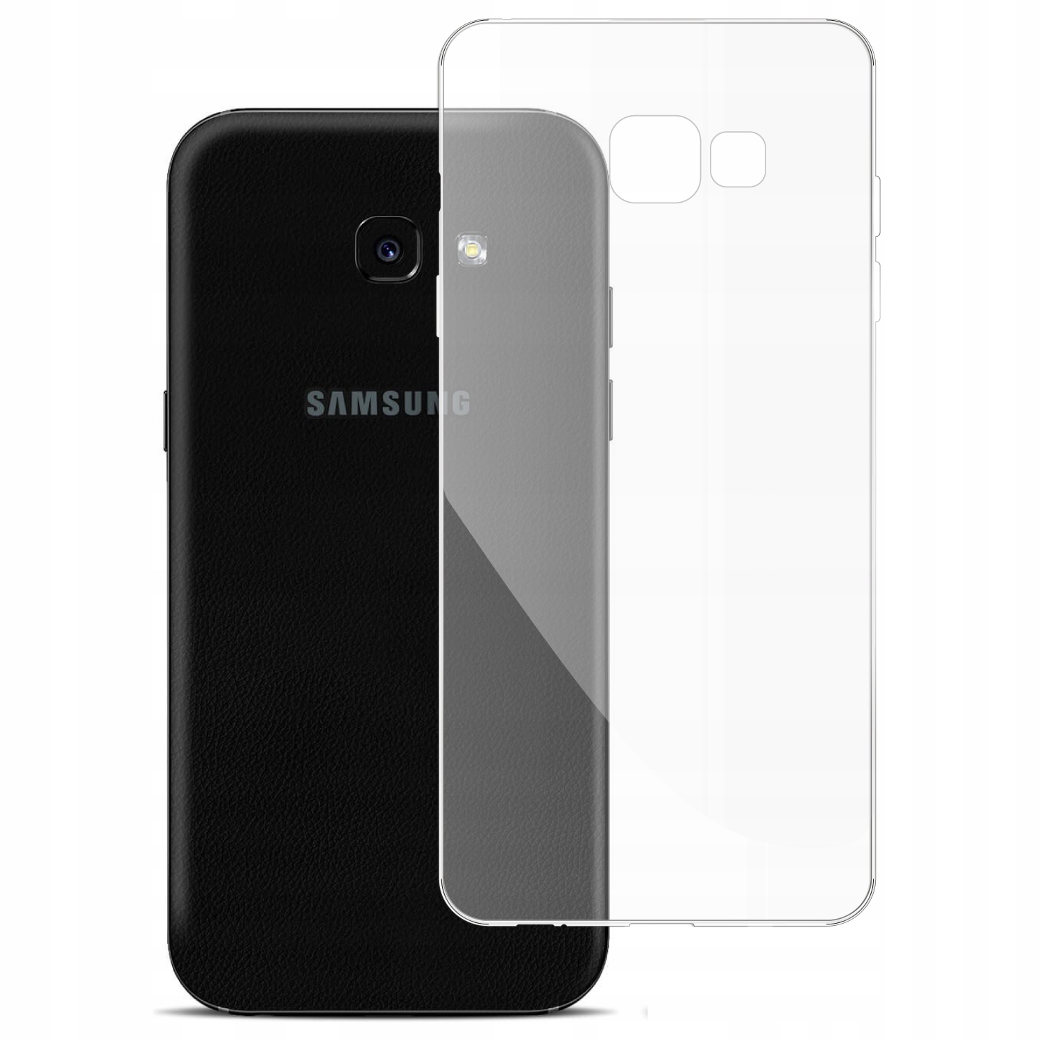 

Etui do Samsung A5 2017 gumowe Slim Clear View