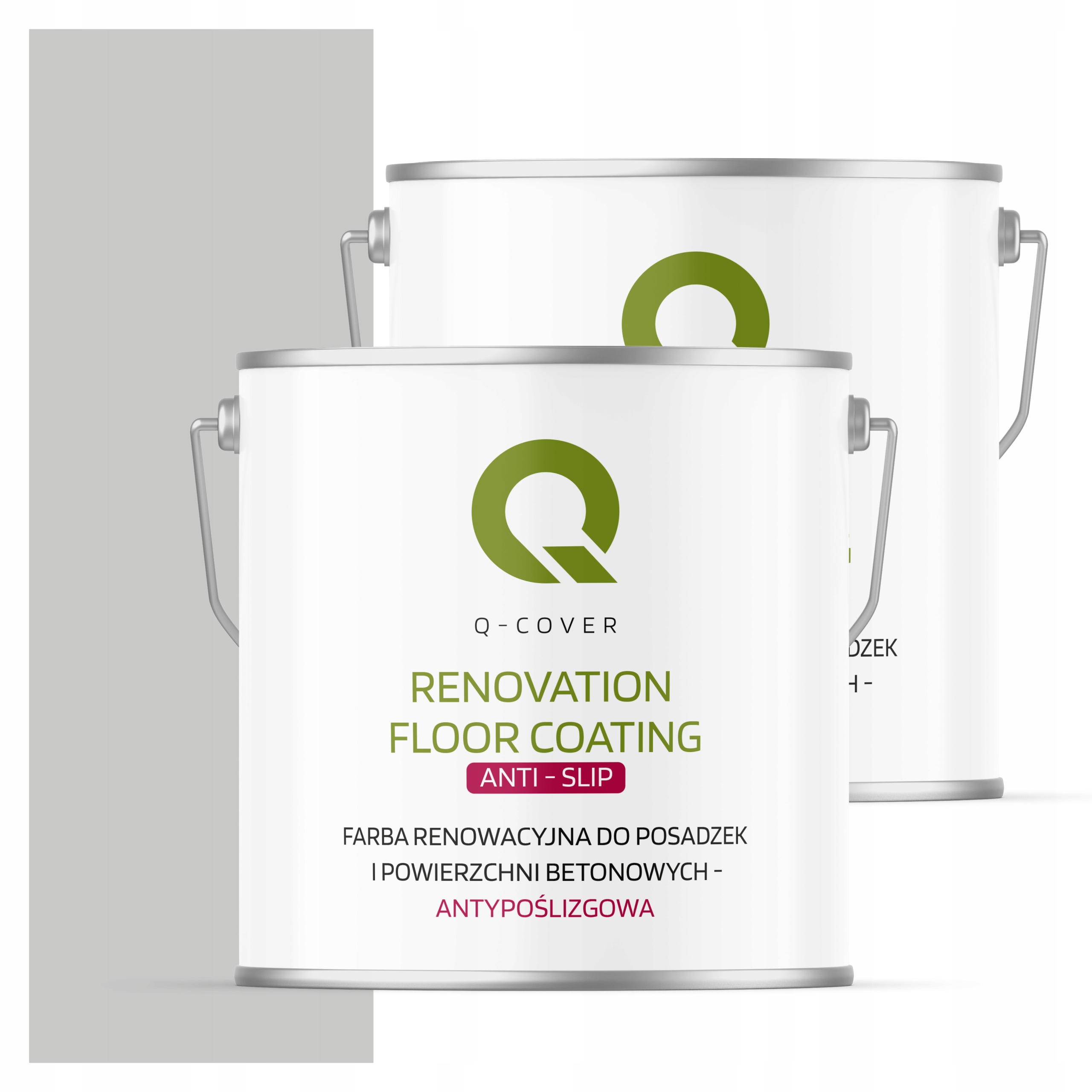 Protišmyková renovačná farba na betón 5L Sivá Mliečna Ral 7047 Matná