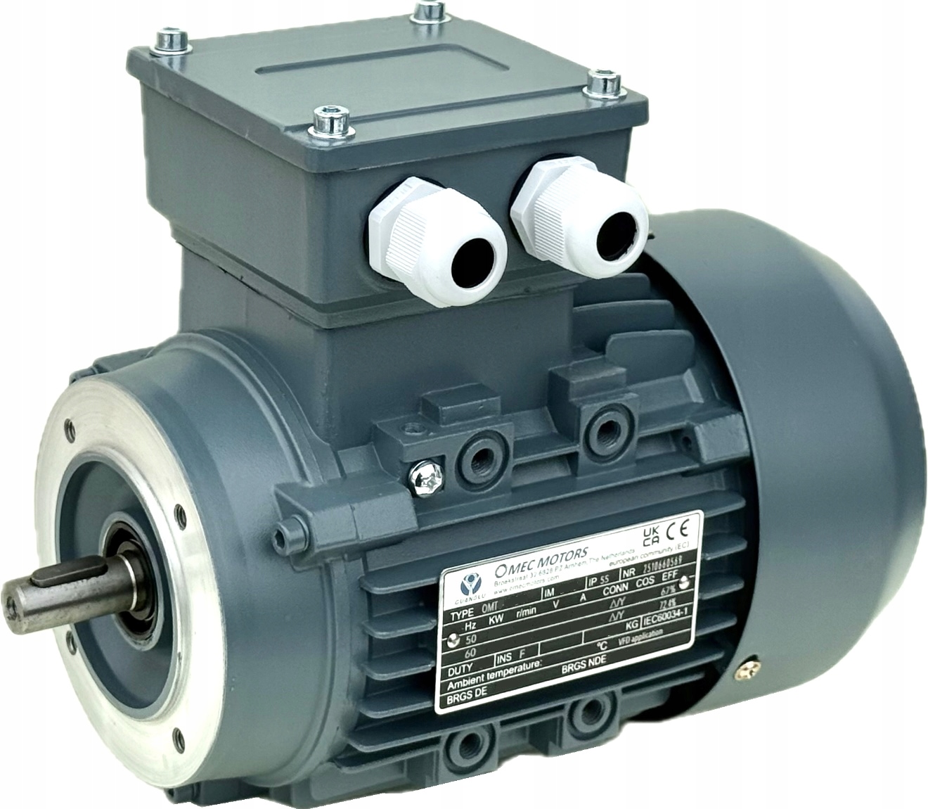 Silnik elektryczny trójfazowy Omec 0,12kW 2800 obr/min. 56 B14