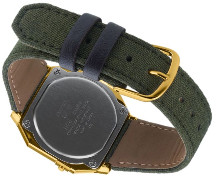 ZEGAREK CASIO VINTAGE A700WEGL-3AEF GREEN SUPER SLIM Typ naręczny