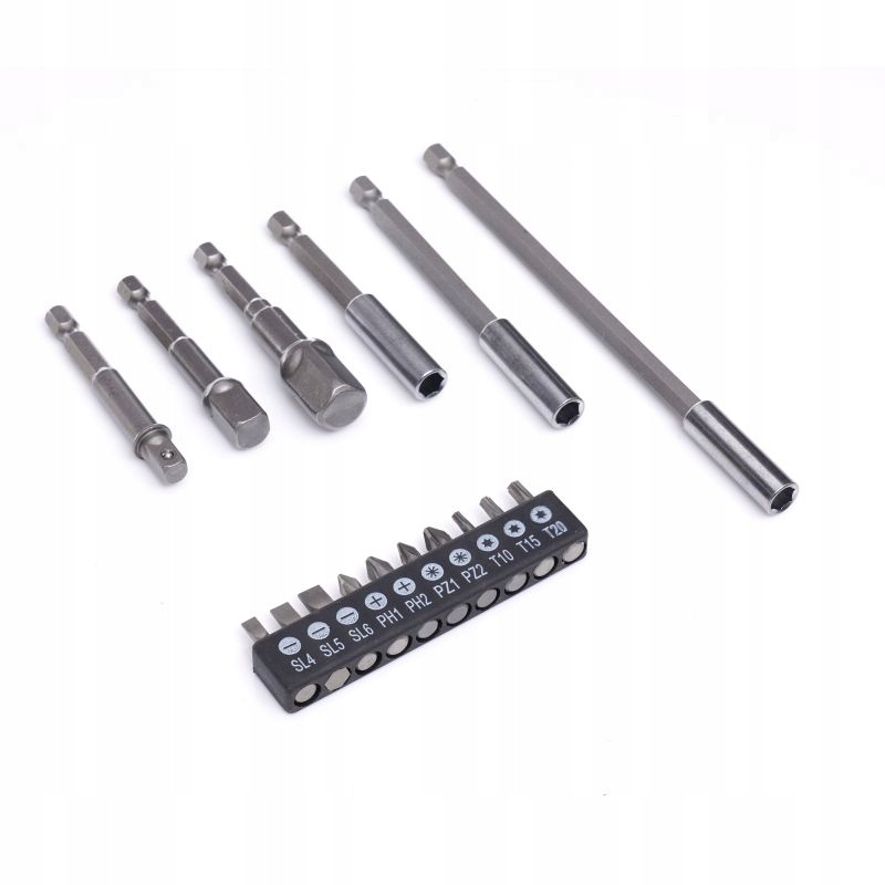 

Zestaw Uchwyty Adaptery Bity Przedłużki KD10955