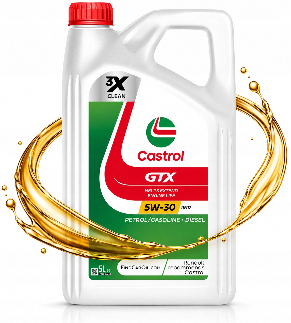 Castrol Gtx 5W30 RN17 Renault Acea C3 5L