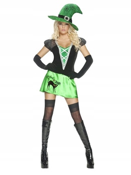 Hravý kostým Čarodějnice čarodějnice Halloween S