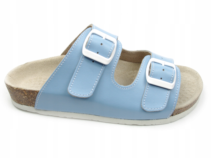 KLAPKI MEDYCZNE ORTOPEDYCZNE KOREK - NIEBIESKI 40 Marka inna