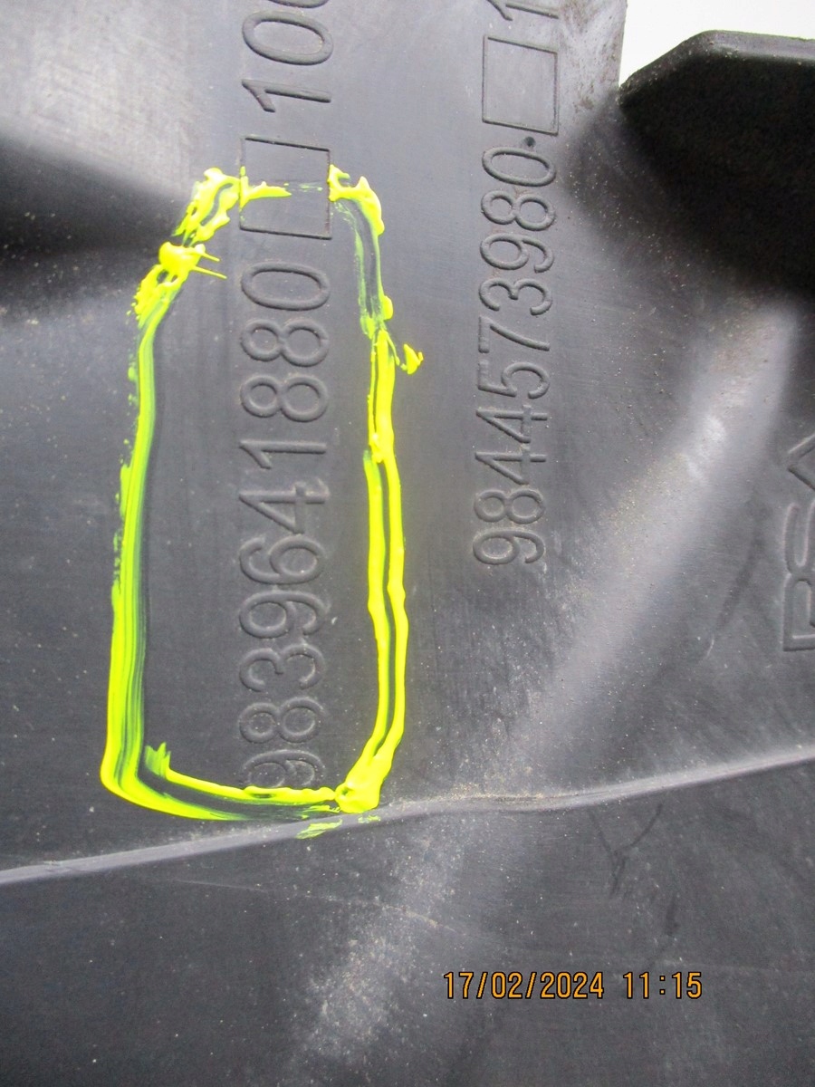 mudguard rear part OPEL ASTRA L 9839641780 right