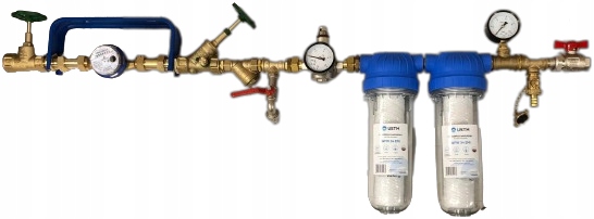 Sada konzolový vodomer, reduktor, filtračné ventily Vložka Zadarmo!