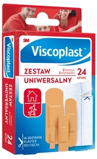 

Plastry Viscoplast, Zestaw Uniwersalny, 24 szt.