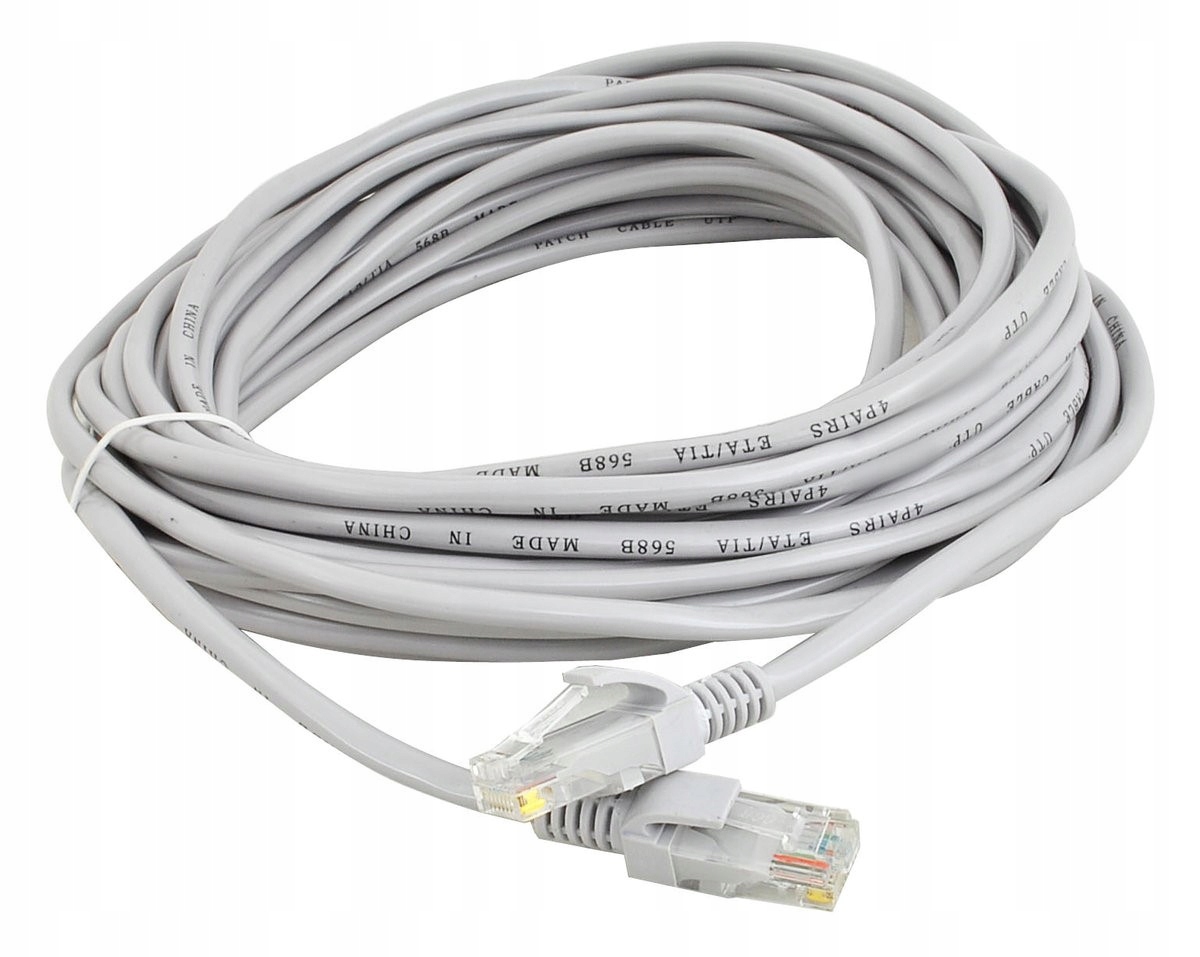 

Kabel Sieciowy Lan Ethernet Skrętka Gold RJ45 5m