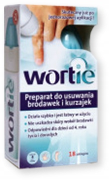 

Wortie, preparat do usuwania brodawek i kurzajek