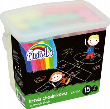 

Kreda chodnikowa 15szt+wiaderko Fiorello