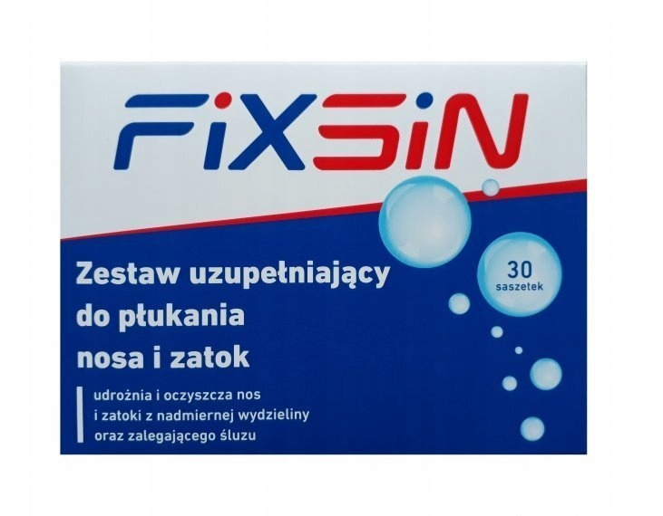 

Fixsin zestaw uzupełniający do płukania zatok 30 s