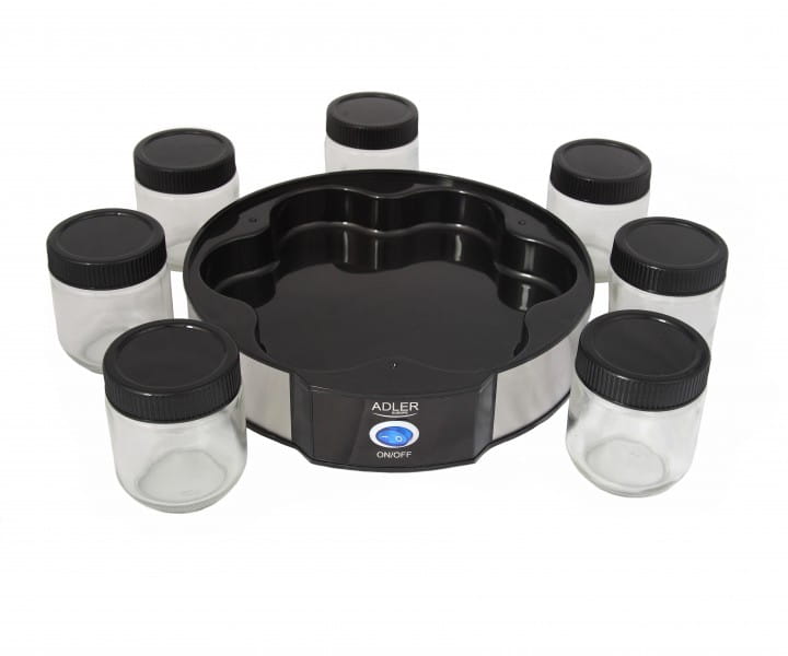 JOGURTOWNICA do PYSZNEGO DOMOWEGO JOGURTU w KOMPLECIE 7 SŁOIKÓW 1,4L Rodzaj jogurtownica