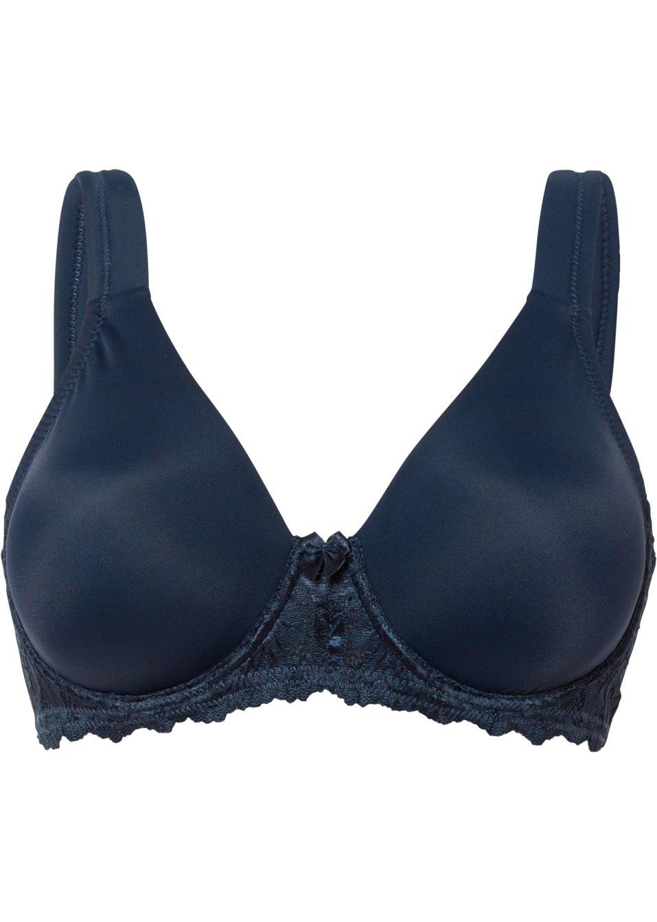 BONPRIX BIUSTONOSZ Z FISZBINAMI __90H Wzór dominujący bez wzoru