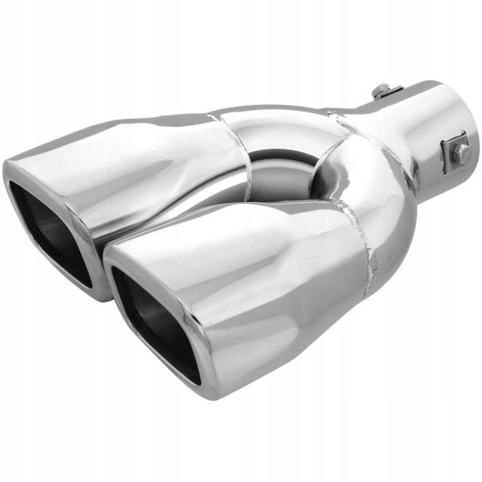 Наконечник вихлопної труби глушник подвійний 78X73 мм