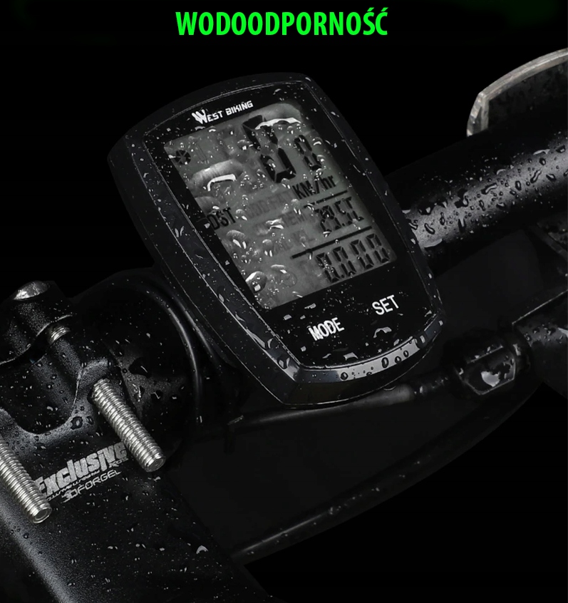 Bezprzewodowy Licznik Rowerowy Prędkościomierz LCD Marka DM