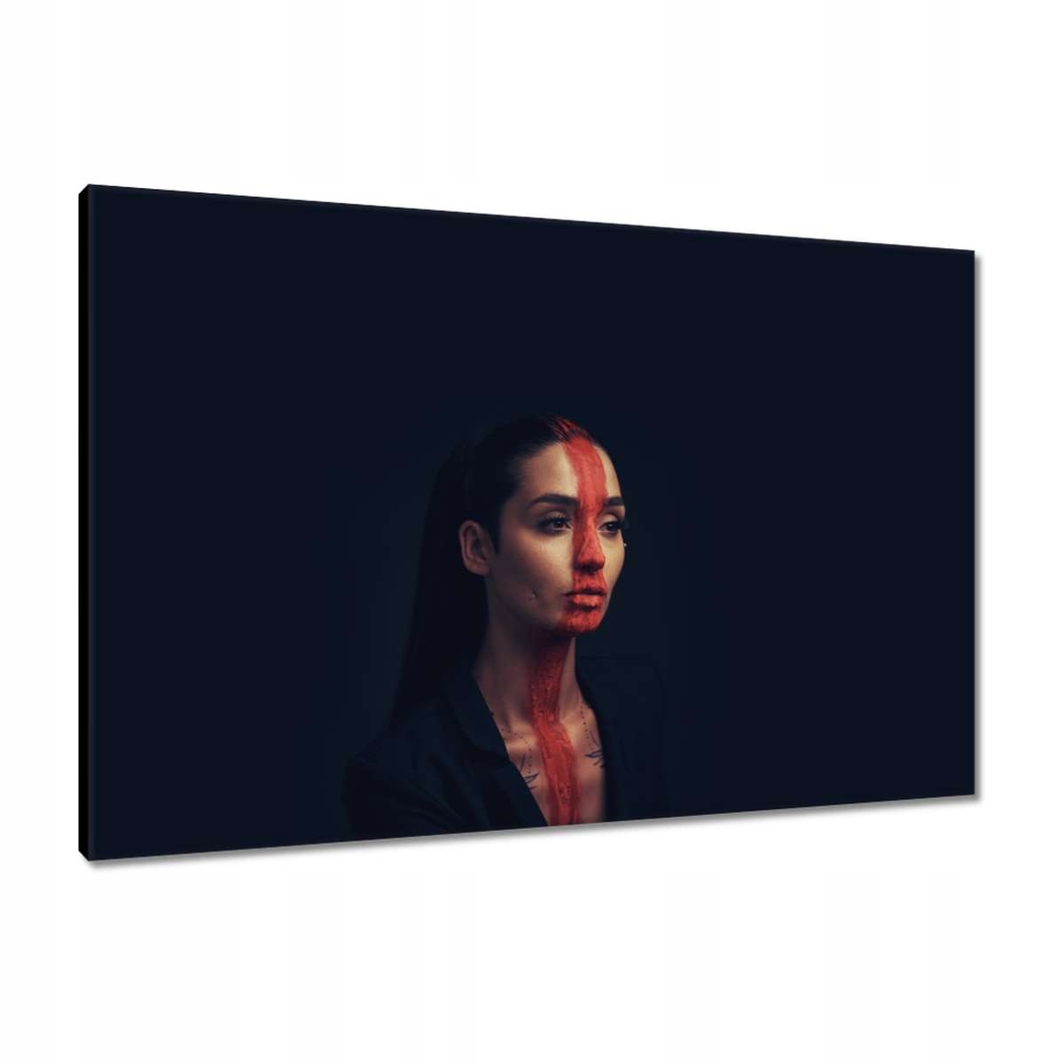 Obrazy 90x60 Žena ohnivý make-up