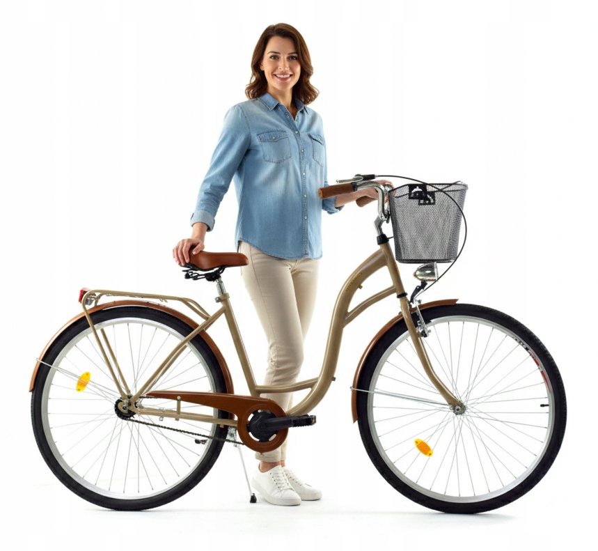 Dallas 28″ – rower damski miejski, kosz gratis, polska marka