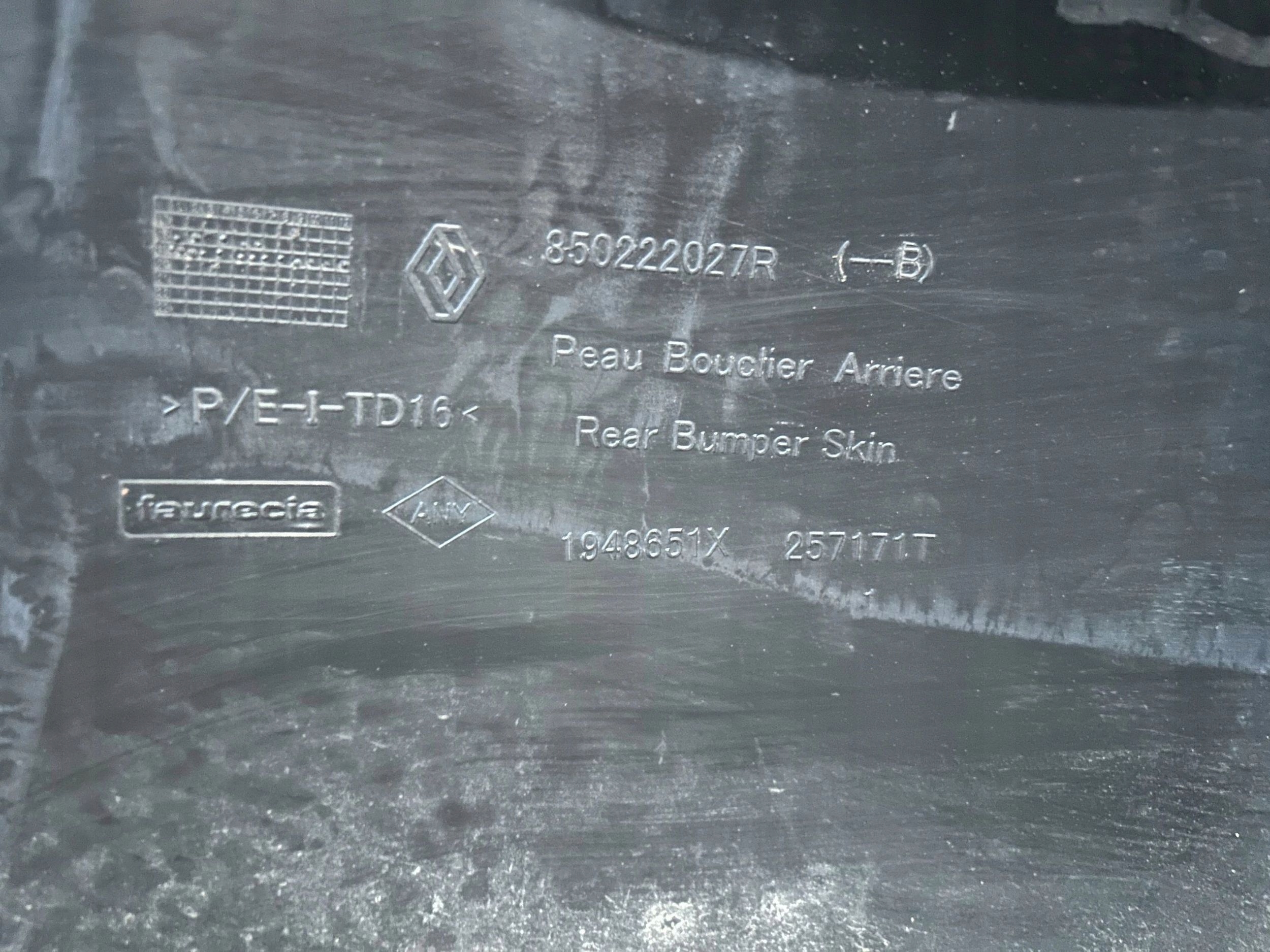 Dacia Duster II 23- bumper rear part rear