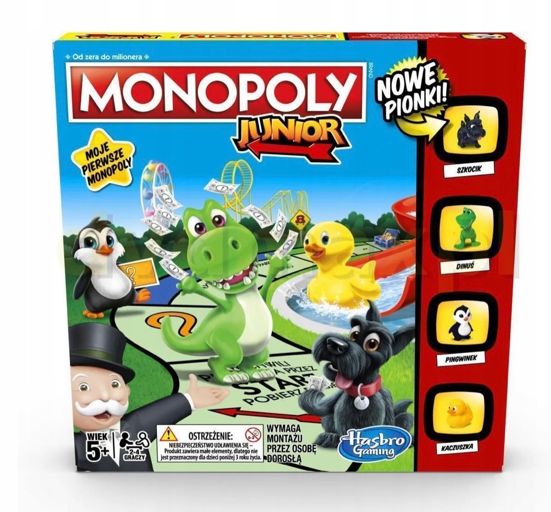 Gra planszowa Monopoly Junior Hasbro