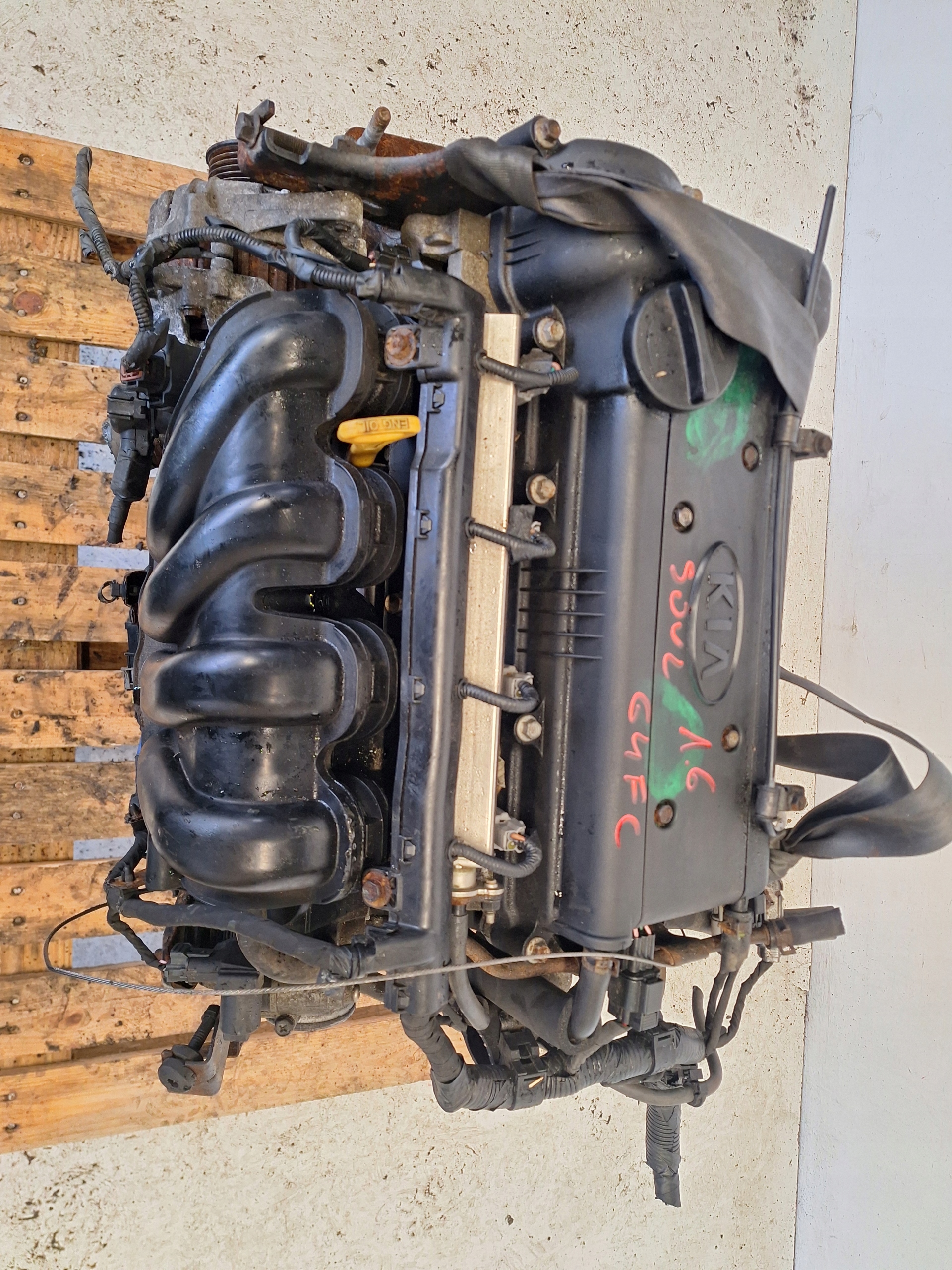 KIA HYUNDAI 06-12 engine 1.6 16V 115KM G4FC