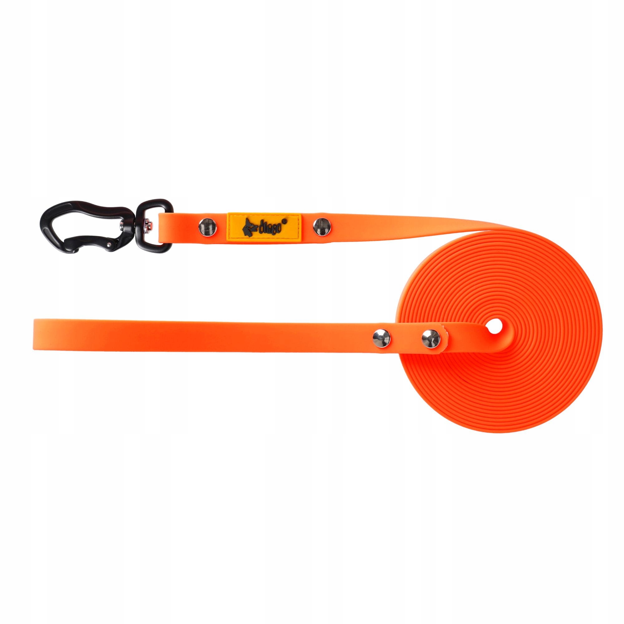 Levně Vodítko Flex s rukojetí orange 1,6cm/5m