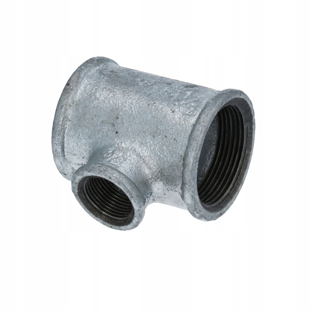 

Trójnik redukcyjny żeliwny ocynkowany 6/4"x3/