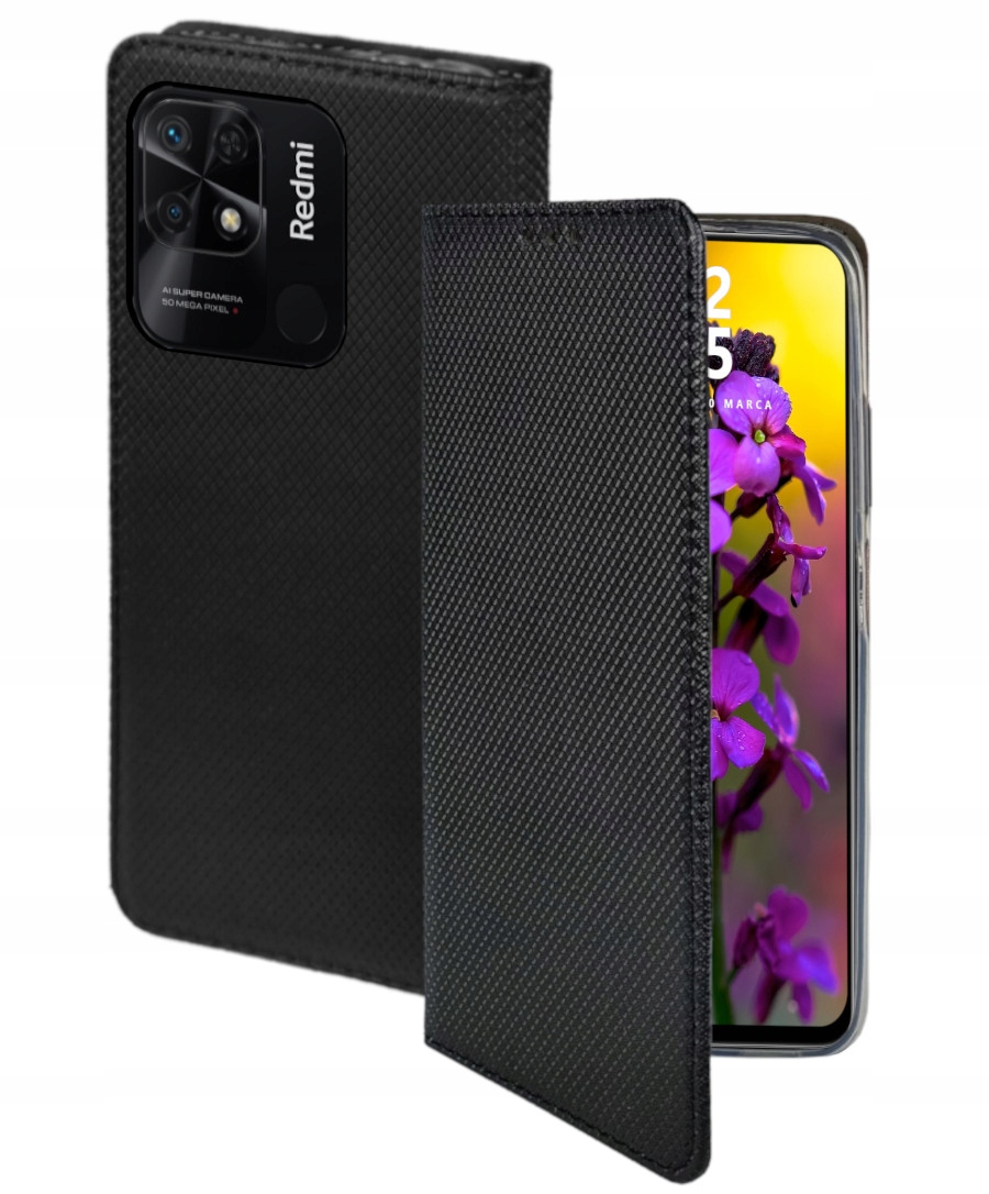 

Etui do Redmi 10C Portfel Magnetyczny Szkło