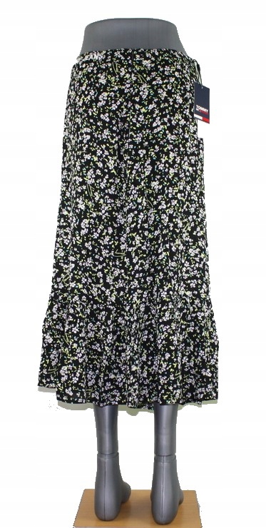 

Oryginalna spódnica Tommy Hilfiger midi kwiaty - L