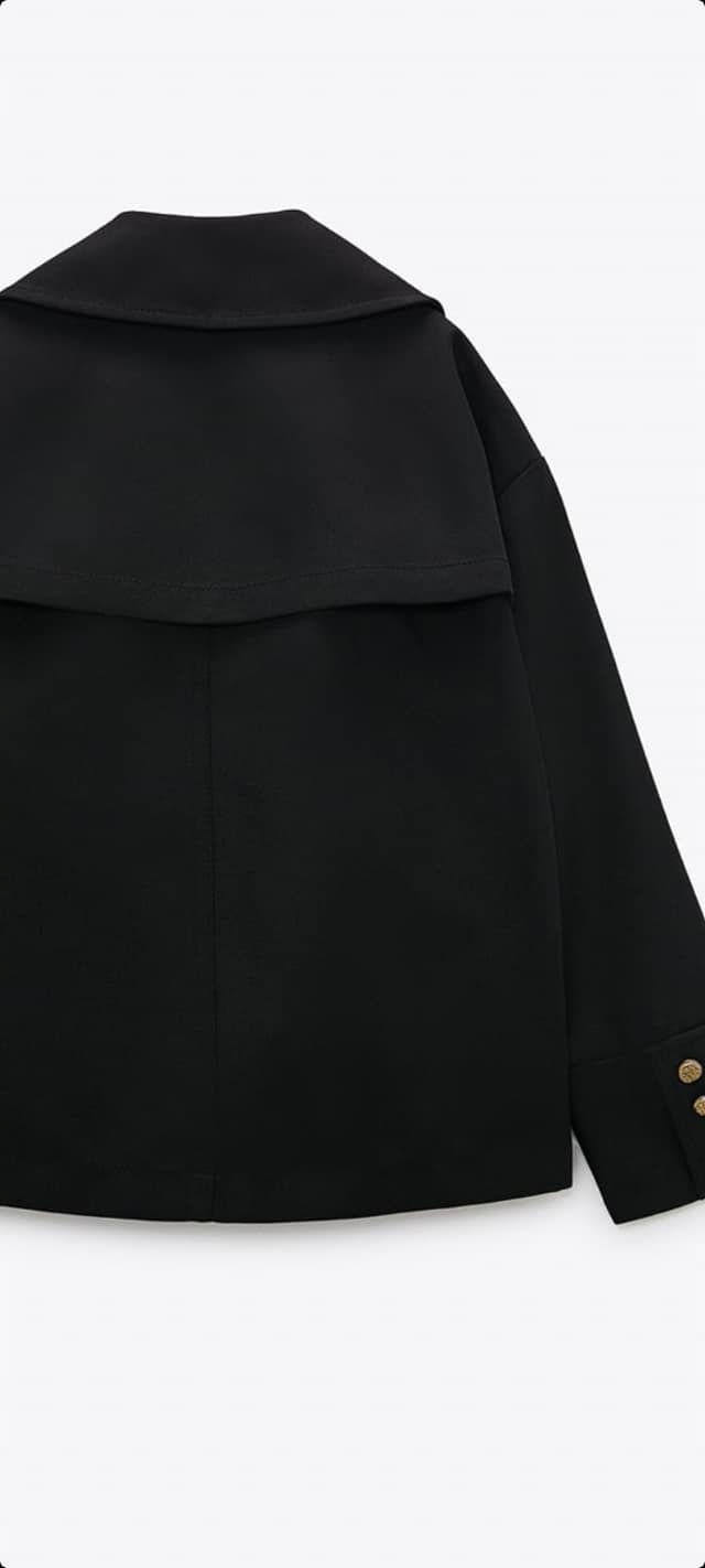 ZARA PŁASZCZ KURTKA Z GUZIKAMI LIMITED EDITION S Rozmiar S