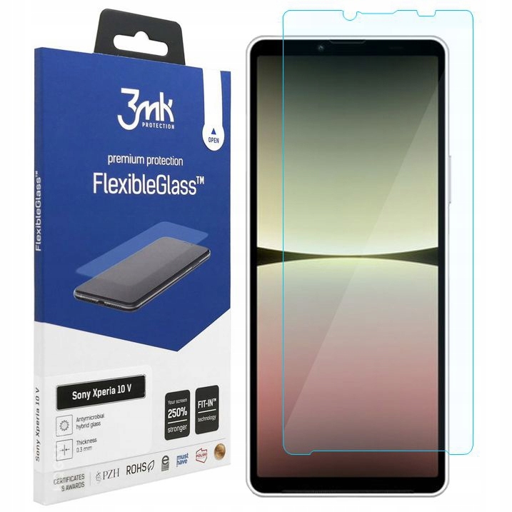 Szkło hybrydowe 3mk FlexibleGlass™ na Sony Xperia 10 V 3mk