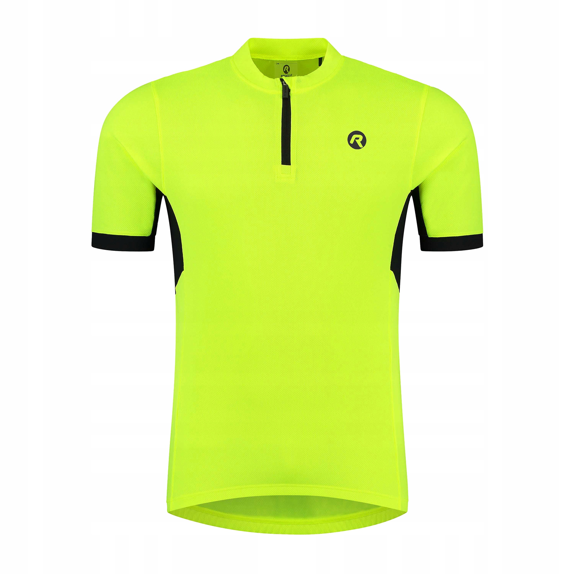 Pánská cyklistická košile Rogelli Perugia 2.0 fluor/black L