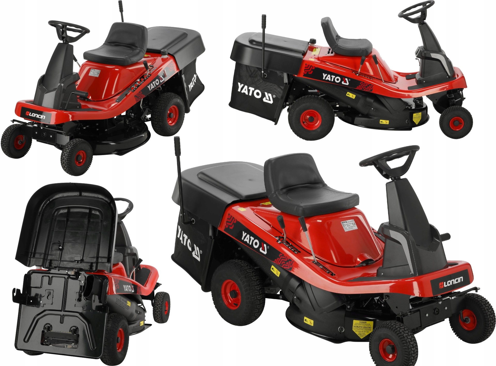 KOSIARKA SPALINOWA SAMOJEZDNA TRAKTOREK OGRODOWY YT-85550 Z KOSZEM