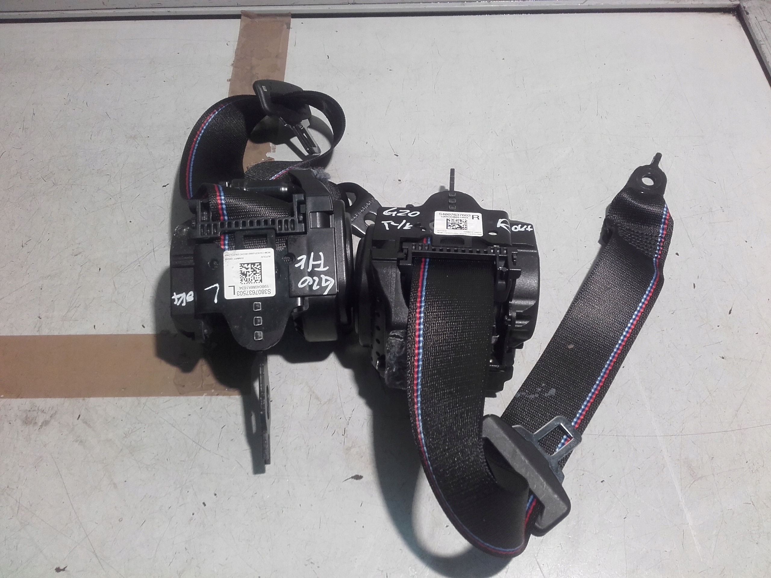 8076376 - BMW 3 G20 ремені безпеки задній задній M пакет