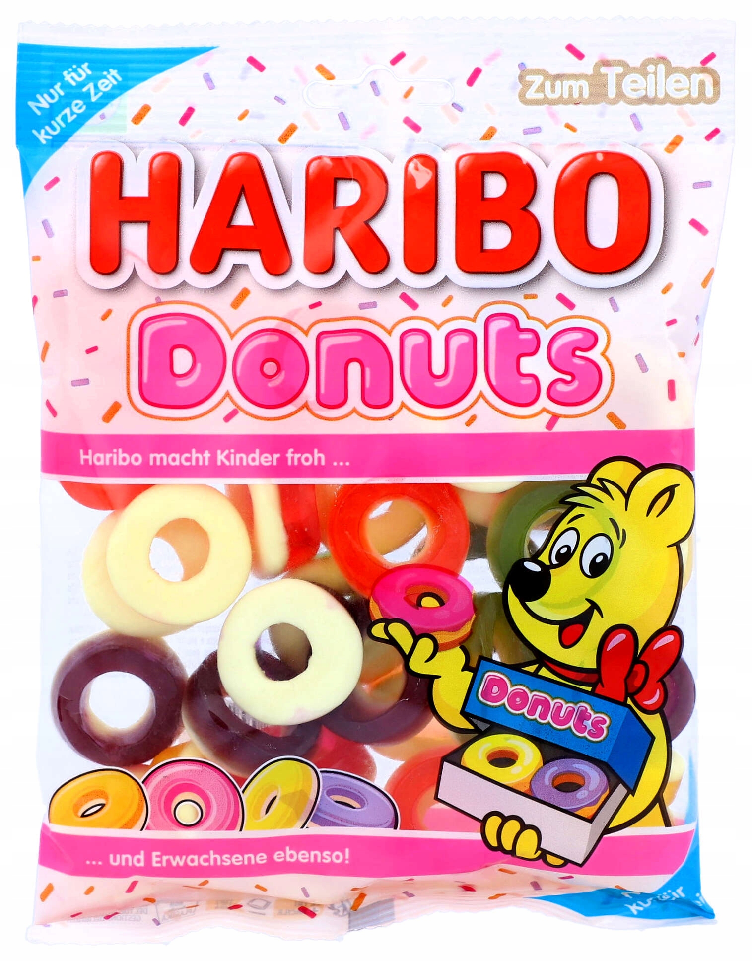 Żelki Owocowe z Cukrem Piankowym HARIBO Pączki Donuts 175g DE