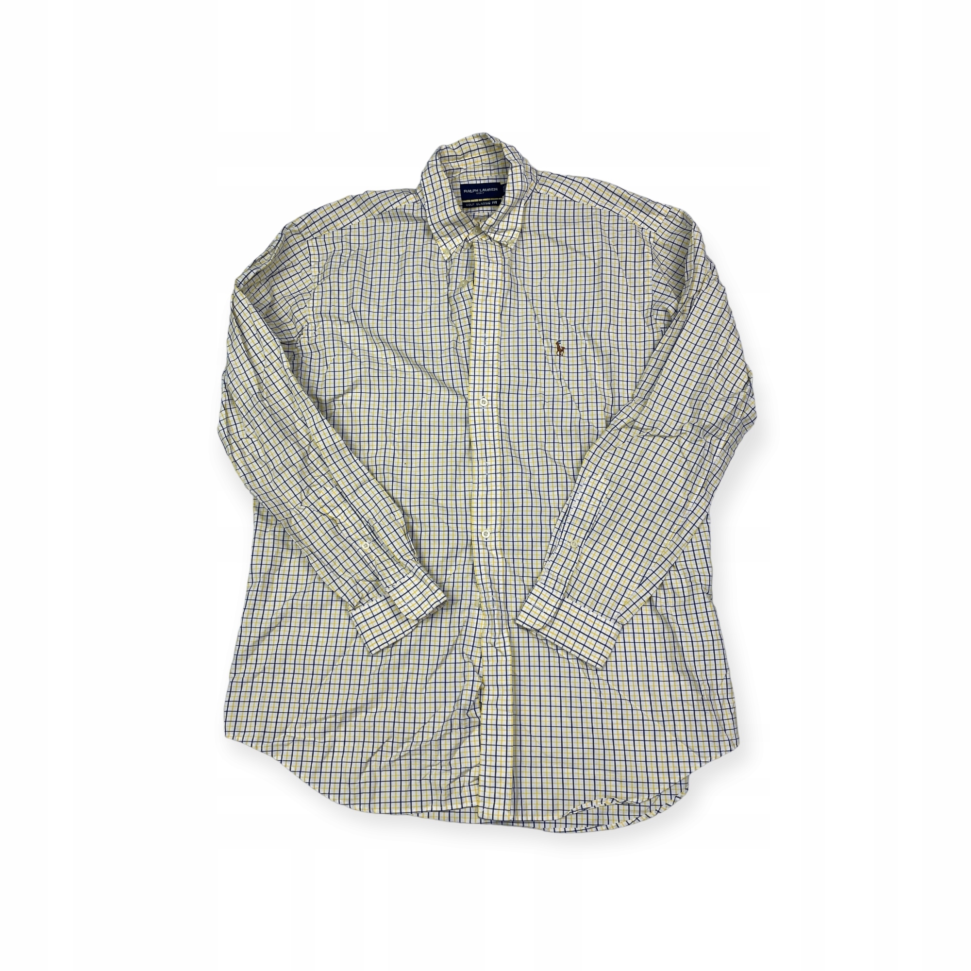 Pánská kostkovaná košile s dlouhým rukávem Ralph Lauren L